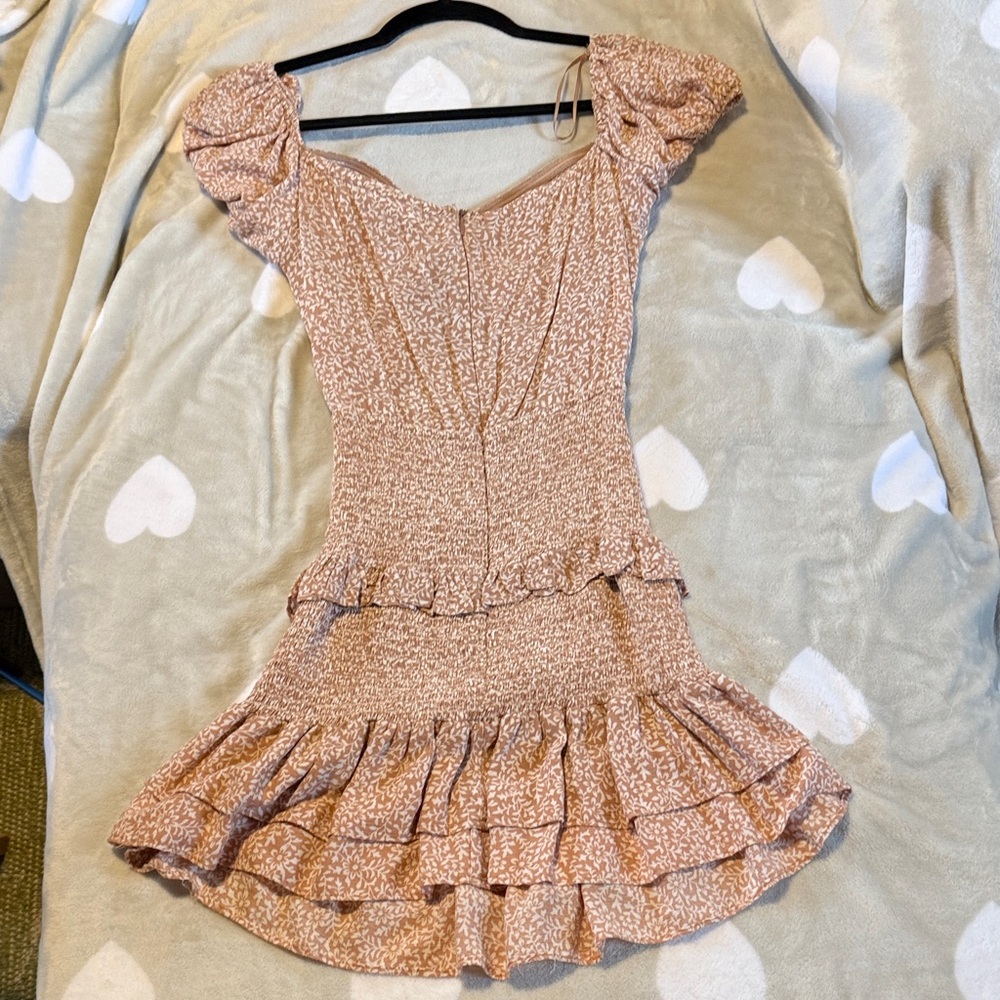Floral Ruffle Mini Dress - Picture 2 of 4
